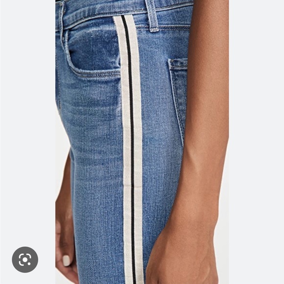 L’Agence Sada side stripe crop jeans - Picture 2 of 5